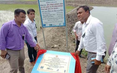 কয়রায় হলুদবুনিয়া খাল পুনঃ খনন কাজের উদ্বোধন