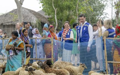 উপকূলীয় উপজেলা কয়রা পরিদর্শন করলেন সুইডেনের ক্রাউন প্রিন্সেস ভিক্টোরিয়া