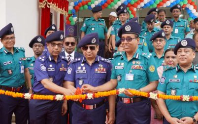 কেএমপি খুলনার অফিসার্স মেসের উদ্বোধন করেন আইজিপি