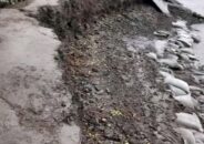 কপোতাক্ষ নদে বিলিন হলো পাউবোর ৩০০ মিটার বেঁড়িবাঁধ