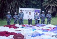 লালমোহনে আড়াই কোটি টাকার অবৈধ জাল জব্দ