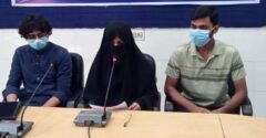খুলনায় মাদক ব্যবসায়ী কর্তৃক হয়রানী থেকে বাঁচতে ও তাদের শাস্তির দাবিতে সংবাদ সম্মেলন