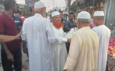 প্রতাপনগরে কাজী আলাউদ্দীনের নির্বাচনী প্রচারণা