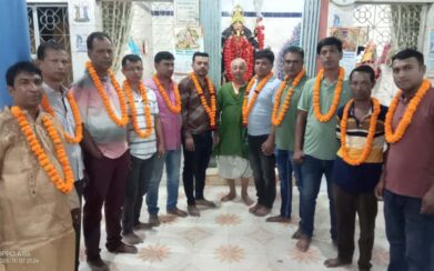 খুলনার শিববাড়ী শ্রী শ্রী কালী মন্দিরে ১১ সদস্য বিশিষ্ট আহবায়ক কমিটি গঠন