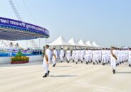 নৌবাহিনীর নবীন নাবিকদের শিক্ষা সমাপনী কুচকাওয়াজ