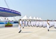 নৌবাহিনীর নবীন নাবিকদের শিক্ষা সমাপনী কুচকাওয়াজ