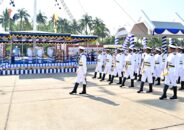 নেভাল একাডেমিতে তরুণ নৌ কর্মকর্তাদের কুচকাওয়াজ অনুষ্ঠিত