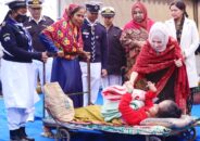 নৌবাহিনী পরিবার কল্যাণ সংঘের শীতবস্ত্র বিতরণ