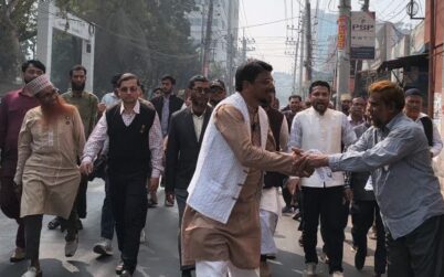 খুলনা-২ আসনের জামায়াতের প্রার্থী জাহাঙ্গীর হেলালের গণসংযোগ