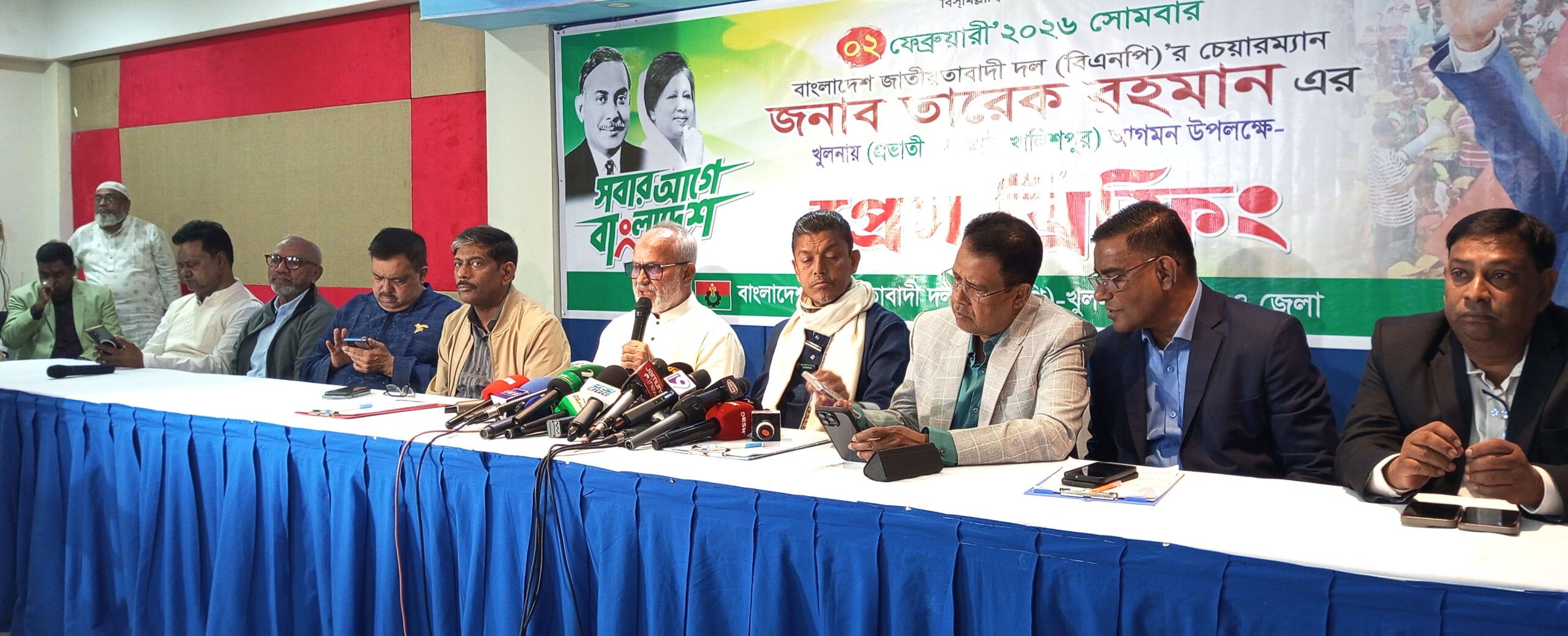 ‌তারেক রহমানকে বরণ করতে খুলনাবাসী অধির আগ্রহে অপেক্ষা করছে