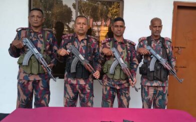 বেনাপোলে বিজিবির অভিযানে বিদেশি অস্ত্র ও গুলি উদ্ধার