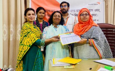 ওয়ার্ল্ড ভিশন বাংলাদেশ খুলনা শহর এরিয়া প্রোগ্রাম-২ এর ‘মা ও শিশু সহায়তা কর্মসূচি’র সূচনা