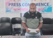 আশাশুনিতে জমি দখল ও চাঁদাবাজির অভিযোগে সংবাদ সম্মেলন